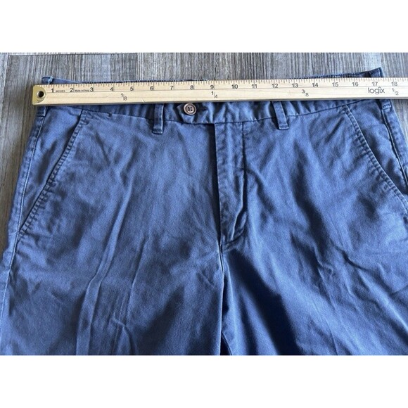 Ted Baker London Blue Shesho Chino Geometric Macro Print Shorts Men’s Size 34R - Picture 3 of 10